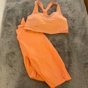 Gym Shark Peach Two Piece Set